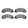 1214-0826-00 Heavy-Duty Semi-Metallic Brake Pads, 1998-1999 GM, Position: Fr