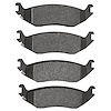 1214-0898-00 Heavy-Duty Semi-Metallic Brake Pads, Fits Select Mopar, Position: Rear