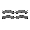 1214-0909-00 Heavy-Duty Semi-Metallic Brake Pads, 2001-2010 GM, Position: Rear - image 1