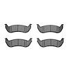 1214-0932-00 Heavy-Duty Semi-Metallic Brake Pads, 2003-2011 Ford/Lincoln/Mercury/Mazda, Position: Rear - image 1