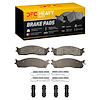 1214-0965-01 Heavy-Duty Brake Pads & Hardware Kit, 2003-2008 Mopar, Position: Front
