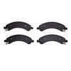 1214-0989-00 Heavy-Duty Semi-Metallic Brake Pads, 2003-2008 GM, Position: Rear - image 2