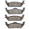 1214-1012-00 Heavy-Duty Semi-Metallic Brake Pads, 2004-2011 Ford/Lincoln/Mercury/Mazda, Position: Rear