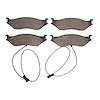 1214-1066-20 Heavy-Duty Semi-Metallic Brake Pads, Fits Select Ford/Lincoln/Mercury/Mazda, Position: Rear,Rr