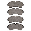 1214-1268-00 Heavy-Duty Semi-Metallic Brake Pads, Fits Select Multiple Makes/Models, Position: Fr,Front,Rr
