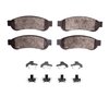 1214-1334-01 Heavy-Duty Brake Pads & Hardware Kit, 2010-2012 Ford/Lincoln/Mercury/Mazda, Position: Rr - image 2