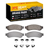 1214-1334-02 Heavy-Duty Brake Pads & Hardware Kit, 2010-2012 Ford/Lincoln/Mercury/Mazda, Position: Rear - image 1