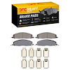 1214-1400-01 Heavy-Duty Brake Pads & Hardware Kit, 2009-2018 Mopar, Position: Rear