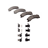 1214-1565-01 Heavy-Duty Brake Pads & Hardware Kit, Fits Select Multiple Makes/Models, Position: Front,Fr,Rear,Rr