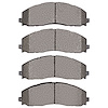 1214-1680-00 Heavy-Duty Semi-Metallic Brake Pads, Fits Select Ford/Lincoln/Mercury/Mazda, Position: Front,Fr - image 1