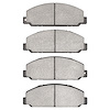 1214-1683-00 Heavy-Duty Semi-Metallic Brake Pads, 2013-2020 Hino, Position: Rr,Fr