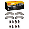 1214-1695-01 Heavy-Duty Brake Pads & Hardware Kit, 2012-2020 Hino, Position: Fr & Rr