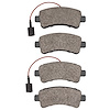 1214-1746-00 Heavy-Duty Semi-Metallic Brake Pads, 2014-2021 Mopar, Position: Rear - image 1