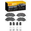 1214-1774-01 Heavy-Duty Brake Pads & Hardware Kit, Fits Select Ford/Lincoln/Mercury/Mazda, Position: Front - image 1