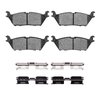 1214-1790-01 Heavy-Duty Brake Pads & Hardware Kit, 2015-2021 Ford/Lincoln/Mercury/Mazda, Position: Rear - image 2
