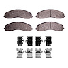 1214-2018-01 Heavy-Duty Brake Pads & Hardware Kit, Fits Select Ford/Lincoln/Mercury/Mazda, Position: Fr,Fr & Rr,Front,Rear,Rr