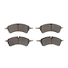 1214-2388-10 Heavy-Duty Semi-Metallic Brake Pads, Fits Select Ford/Lincoln/Mercury/Mazda, Position: Rear - image 1