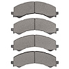 1214-2405-00 Heavy-Duty Semi-Metallic Brake Pads, Fits Select GM, Position: Rear - image 1