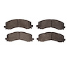 1214-2428-00 Heavy-Duty Semi-Metallic Brake Pads, Fits Select Ford/Lincoln/Mercury/Mazda, Position: Front - image 1