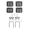 1310-0002-03 3000-Series Ceramic Brake Pads & Hardware Kit, 1974-1980 GM, Position: Front - image 1