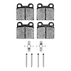 1310-0030-02 3000-Series Ceramic Brake Pads & Hardware Kit, 1963-1978 Multiple Makes/Models, Position: Front,Rear