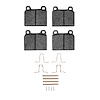 1310-0045-04 3000-Series Ceramic Brake Pads & Hardware Kit, 1963-1976 Mercedes-Benz, Position: Front - image 1