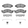 1310-0050-02 3000-Series Ceramic Brake Pads & Hardware Kit, 1972-1980 Multiple Makes/Models, Position: Front - image 1