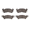 1310-0122-00 3000-Series Ceramic Brake Pads, 1976-1978 GM, Position: Rear - image 1