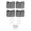 1310-0145-02 3000-Series Ceramic Brake Pads & Hardware Kit, 1973-1979 Mercedes-Benz, Position: Front - image 1