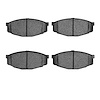 1310-0207-00 3000-Series Ceramic Brake Pads, 1981-1995 Lexus/Toyota/Scion, Position: Front - image 1