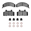 1310-0215-02 3000-Series Ceramic Brake Pads & Hardware Kit, 1983-1990 GM, Position: Front