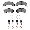 1310-0262-01 3000-Series Ceramic Brake Pads & Hardware Kit, 1984-1988 GM, Position: Rear - image 1