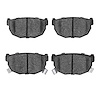 1310-0272-00 3000-Series Ceramic Brake Pads, 1981-1998 Infiniti/Nissan, Position: Rear - image 1