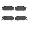 1310-0274-00 3000-Series Ceramic Brake Pads, 1981-1988 Infiniti/Nissan, Position: Front - image 1