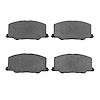 1310-0356-00 3000-Series Ceramic Brake Pads, 1987-1993 Lexus/Toyota/Scion, Position: Front - image 1