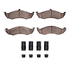 1310-0417-01 3000-Series Ceramic Brake Pads & Hardware Kit, 1989-1992 Ford/Lincoln/Mercury/Mazda, Position: Front - image 1