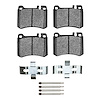 1310-0424-01 3000-Series Ceramic Brake Pads & Hardware Kit, 1986-1989 Mercedes-Benz, Position: Front - image 1