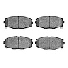 1310-0435-00 3000-Series Ceramic Brake Pads, 1986-1992 Lexus/Toyota/Scion, Position: Front - image 1
