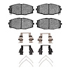 1310-0435-01 3000-Series Ceramic Brake Pads & Hardware Kit, 1986-1992 Lexus/Toyota/Scion, Position: Front - image 1
