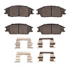 1310-0440-01 3000-Series Ceramic Brake Pads & Hardware Kit, 1987-2006 Multiple Makes/Models, Position: Front