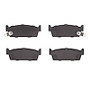 1310-0479-00 3000-Series Ceramic Brake Pads, 1990-1992 Infiniti/Nissan, Position: Rear - image 1