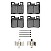 1310-0495-03 3000-Series Ceramic Brake Pads & Hardware Kit, 1992-1995 Mercedes-Benz, Position: Rear - image 1
