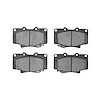 1310-0502-00 3000-Series Ceramic Brake Pads, 1990-1997 Lexus/Toyota/Scion, Position: Front - image 1