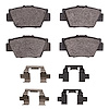 1310-0504-01 3000-Series Ceramic Brake Pads & Hardware Kit, 1997-2005 Acura/Honda, Position: Rear - image 1