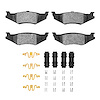 1310-0512-01 3000-Series Ceramic Brake Pads & Hardware Kit, 1989-2010 Multiple Makes/Models, Position: Rear - image 1