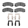 1310-0530-01 3000-Series Ceramic Brake Pads & Hardware Kit, Fits Select Multiple Makes/Models, Position: Front - image 1