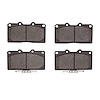 1310-0531-00 3000-Series Ceramic Brake Pads, 1991-1999 Multiple Makes/Models, Position: Front - image 1