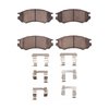 1310-0549-01 3000-Series Ceramic Brake Pads & Hardware Kit, 1991-2000 Infiniti/Nissan, Position: Front - image 1