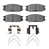 1310-0552-01 3000-Series Ceramic Brake Pads & Hardware Kit, 1992-1995 Ford/Lincoln/Mercury/Mazda, Position: Front - image 1