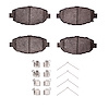1310-0571-01 3000-Series Ceramic Brake Pads & Hardware Kit, 1992-2000 Lexus/Toyota/Scion, Position: Front - image 1